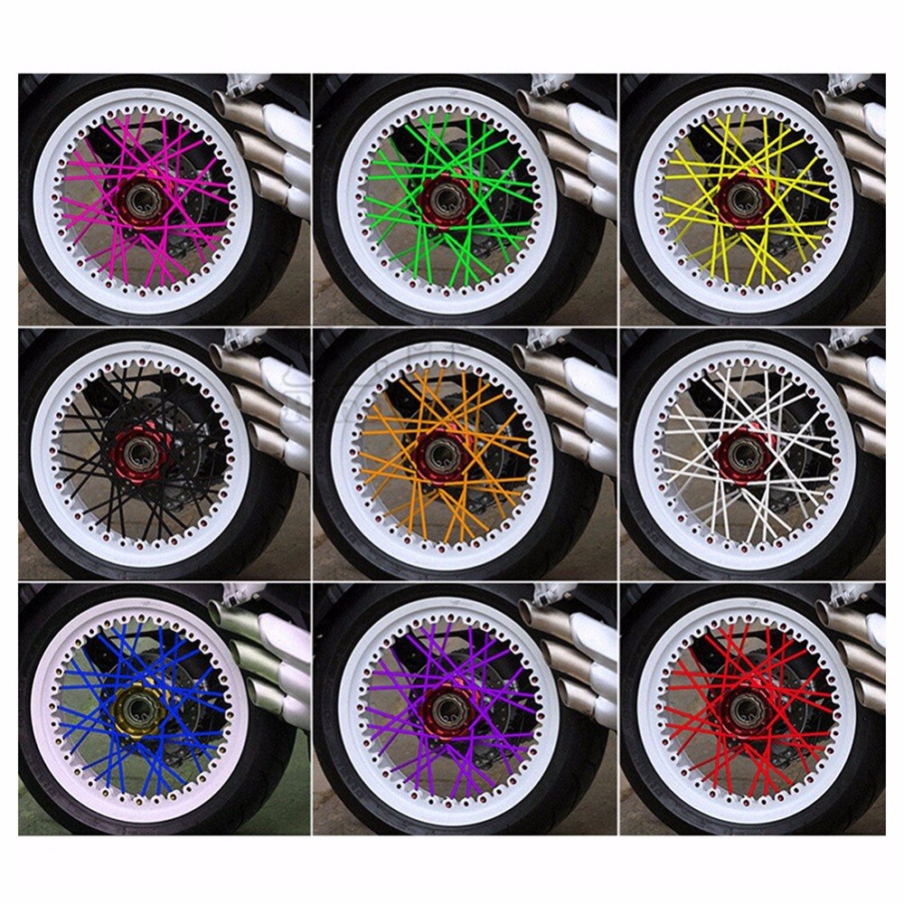 Couvercle de roue de motocross, 72 pièces, enveloppe de protection de jante pour HONDA CRF450R CRF250X CRF450X CRF230F SL230