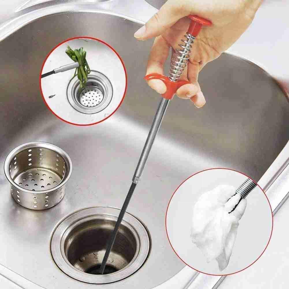 Multifunction 60cm Spring Pipe Dredging Tools Drain Sink Remover Household For Kitchen Clog Tools Snake/cleaner Cleaning St W2u0