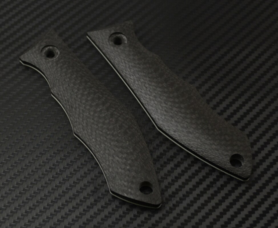 1 Paar 3K Carbon Fiber Grips Voor Diy G10 Mes Handvat Materiaal 120*30*6Mm Handwerk ruwe Koksmes Materiaal