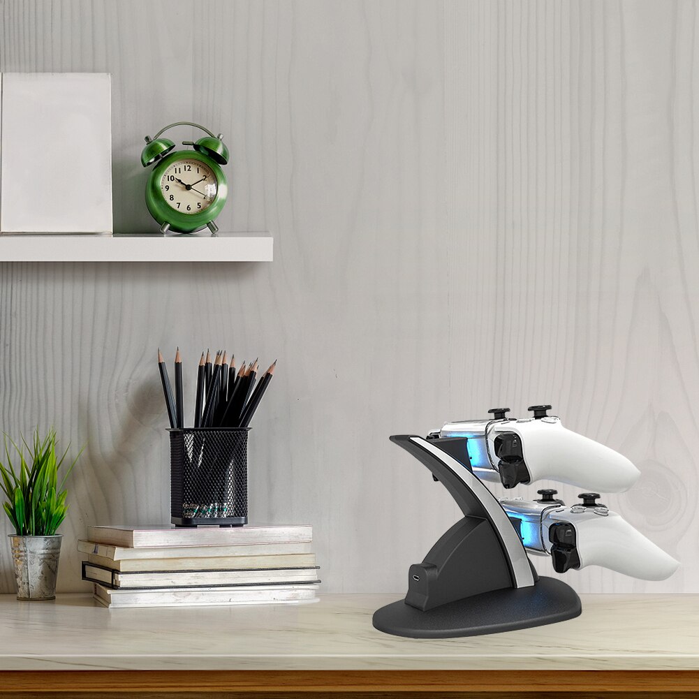 HBP-253 Cooling Fan Dual Controller Charger Dual Controller Charger Stand Wireless Joystick Charging Dock Cradle