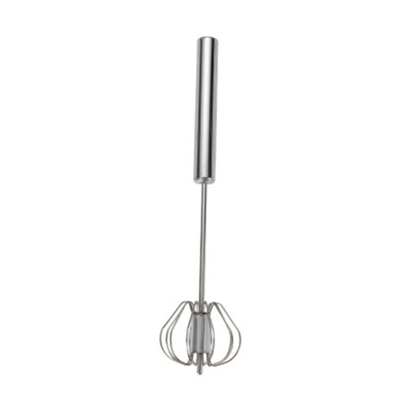 Egg Beater 304 Stainless Steel Egg Whisk Manual Hand Mixer Self Turning Egg Stirrer Kitchen Accessories Egg Tools: Small