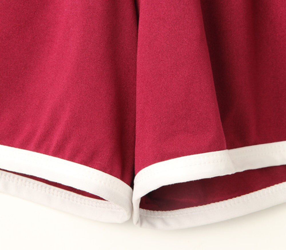 Mode vrouwen korte Effen kleur thuis toevallige Korte Lady Elastische Taille katoenen Shorts Strand Mini Korte lady streetwear