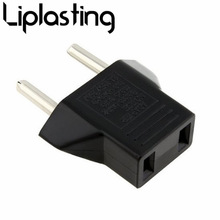 Laddare adapter reseadapter plugg omvandlare europeisk standard plug usa till eu europa ac plug reseomvandlare