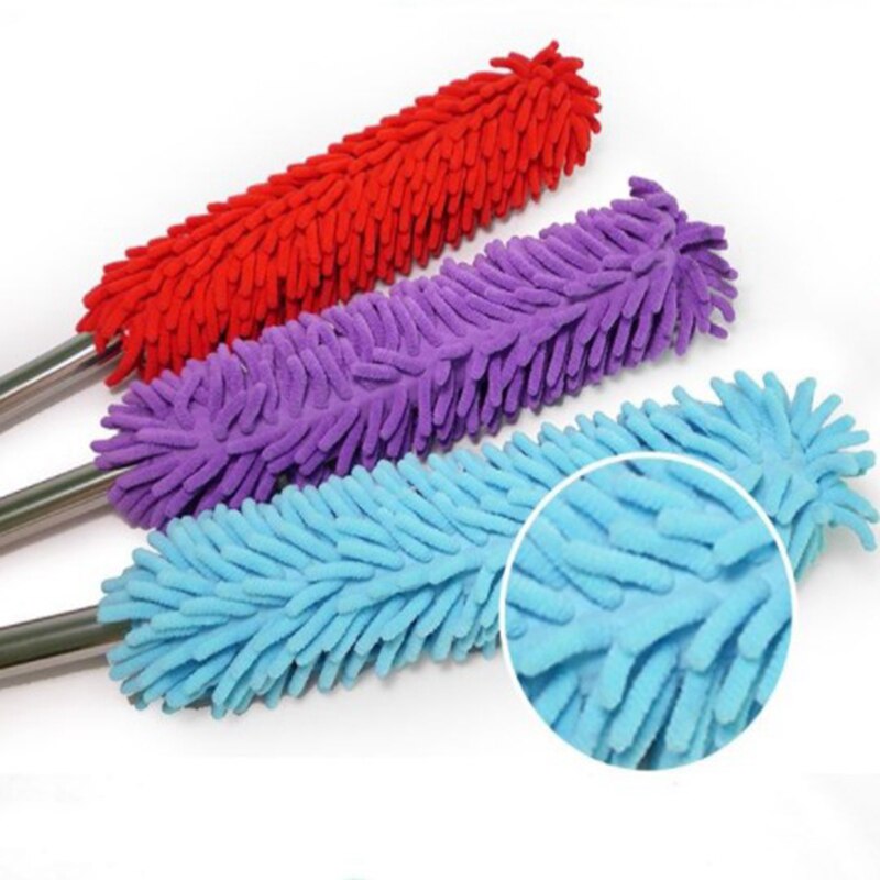 Herramientas de limpieza para el hogar, chenilla, plumero, mopa, cepillo de pluma, retráctil, acero inoxidable, herramientas para polvo, gjjjj507