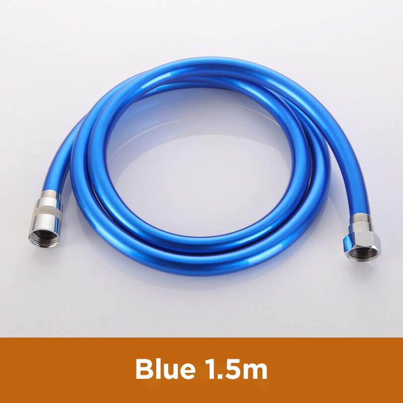 Bathroon Sanitär Schläuche PVC Kunststoff 150 cm/200 cm Dusche Schlauch Hand Dusche Ersatz flexibel Dusche sprühen Schlauch: Blau