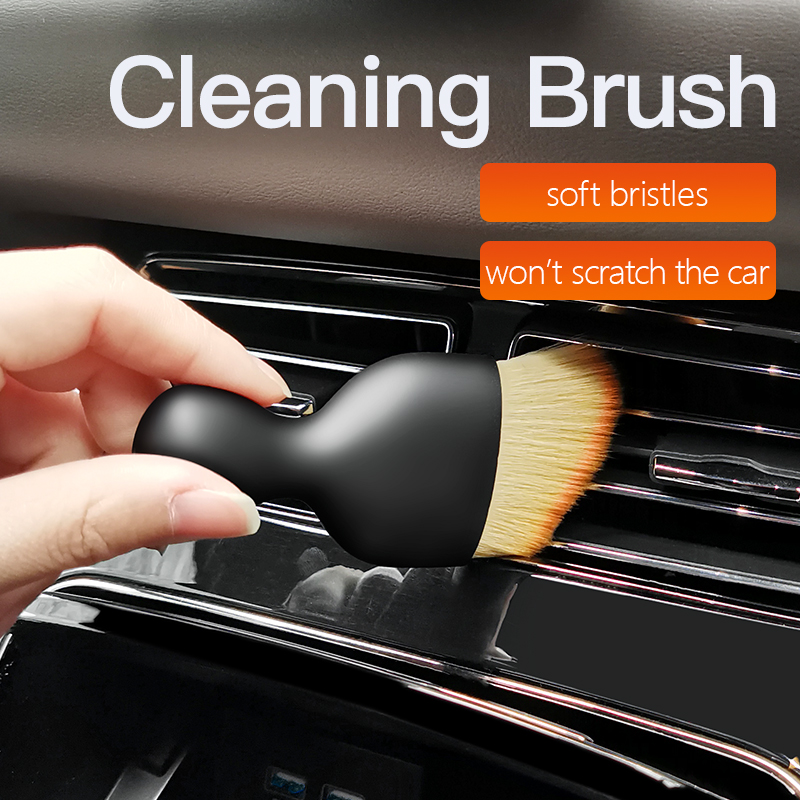 Car Interior Cleaning Tool Auto Air Conditioner Vent Cleaning Brush Super Fine Soft Brush Gap Dust Remover Vehicle Wash Supplies