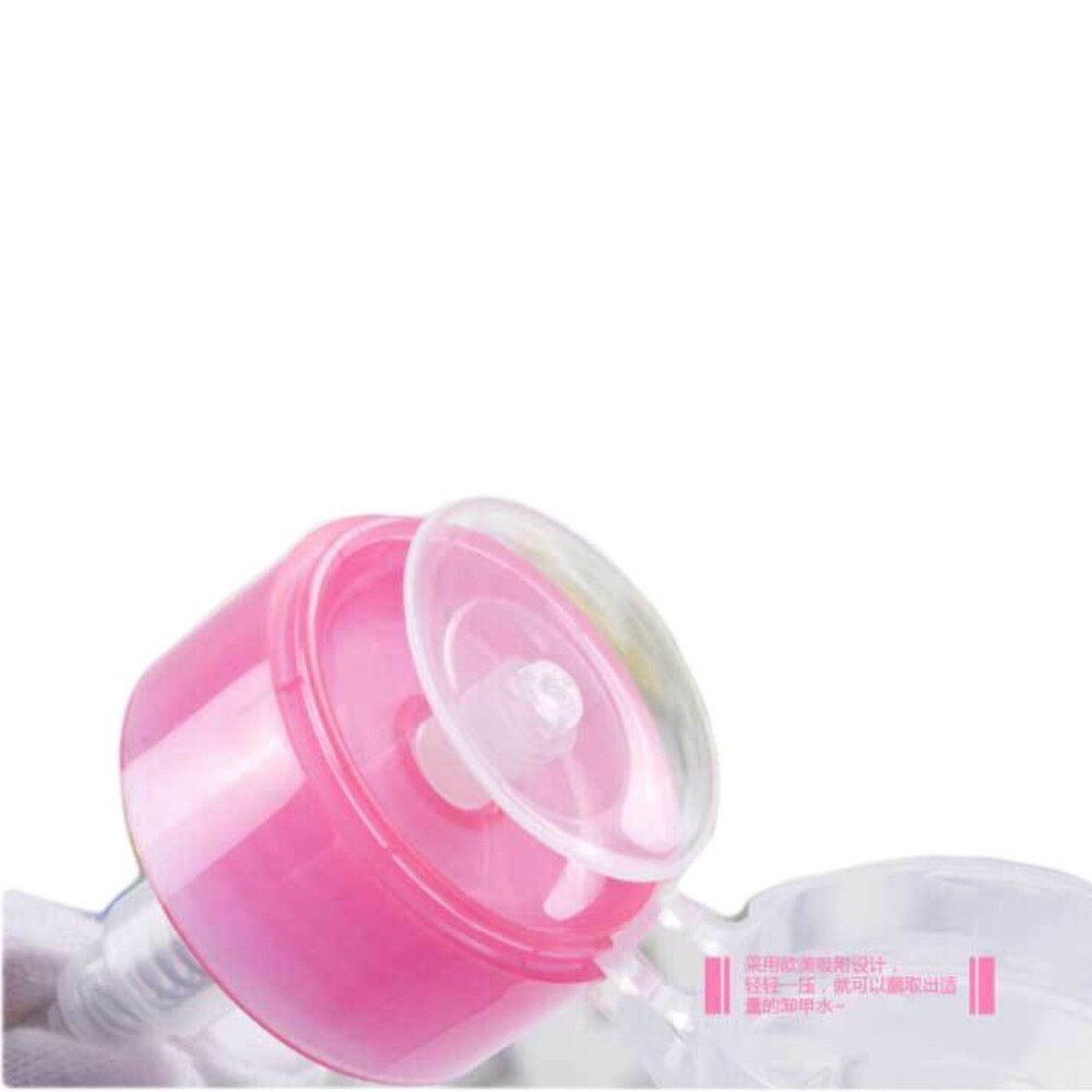 Convenient Empty Pump 100ml Dispenser Nail Polish Liquid Alcohol Remover Cleaner Pressure Bottle Nail Art Tools JW099