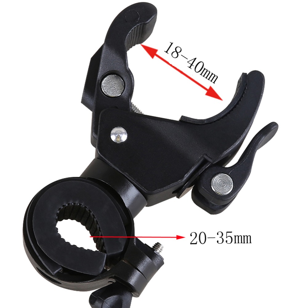 Pince de support de barre à cardan universel rotatif à 360 degrés, pour Zhiyun smooth Q 4 c Feiyu G5 G4S stabilisateur de vélo