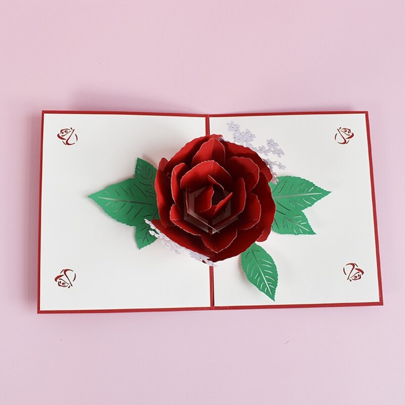 3d pop-opp blomst blomster gratulasjonskort til bursdag mødre fars dag uteksaminering bryllupsdag: 7