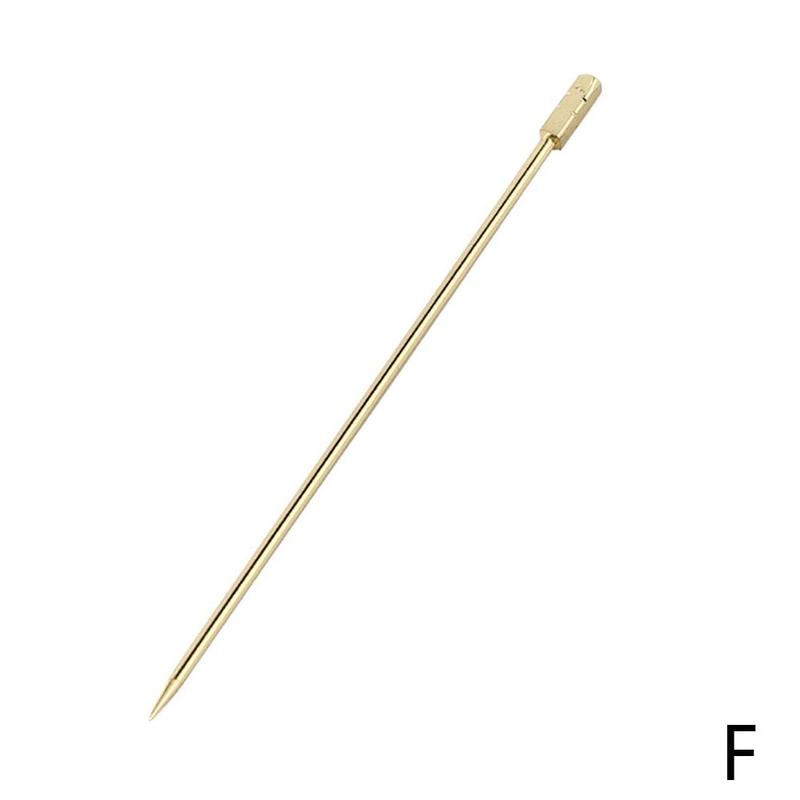 Palitos para fruta de acero para cóctel, herramientas para Bar, varilla para mezclar bebidas, Martini, púas, accesorio para y boda: F