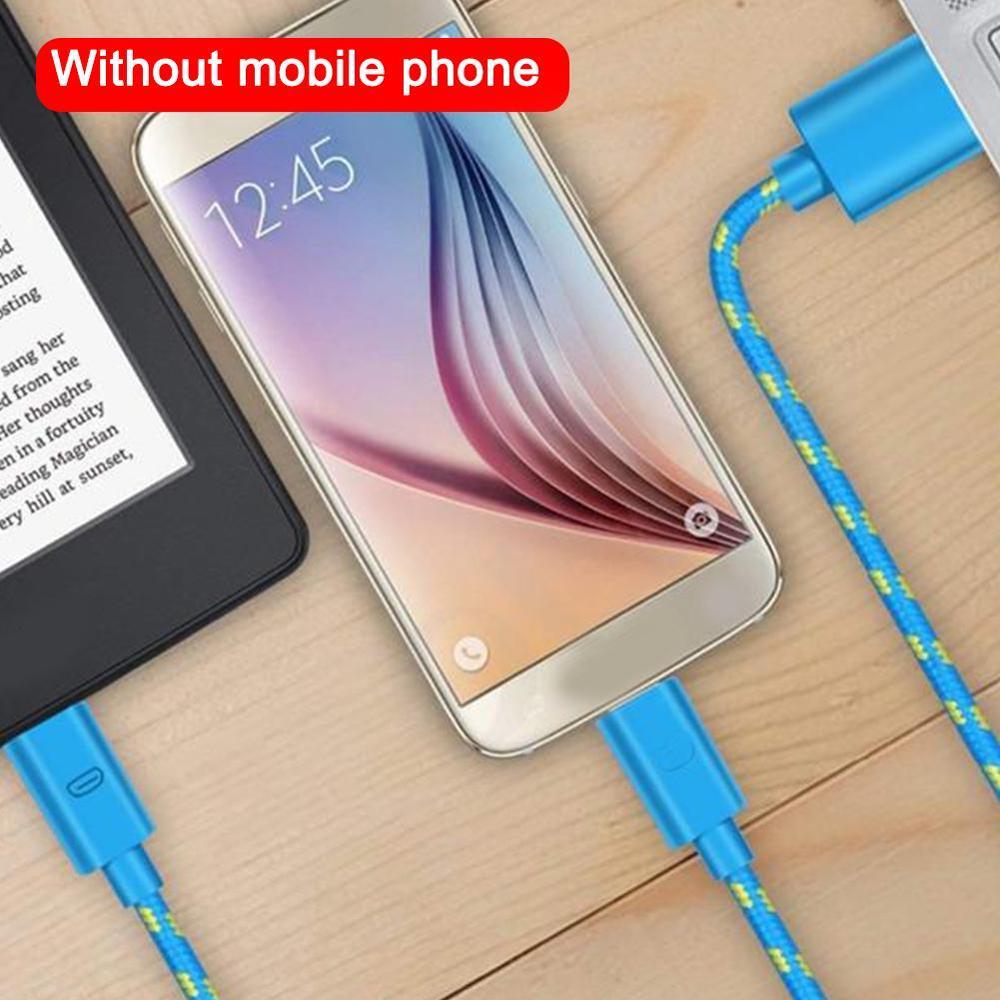 1m 10 farben Nylon Geflochtene Mikro USB Kabel Daten synchronisieren USB Ladegerät Kabel Für Samsung Xiaomi Android Telefon Kabel schnelle Ladung