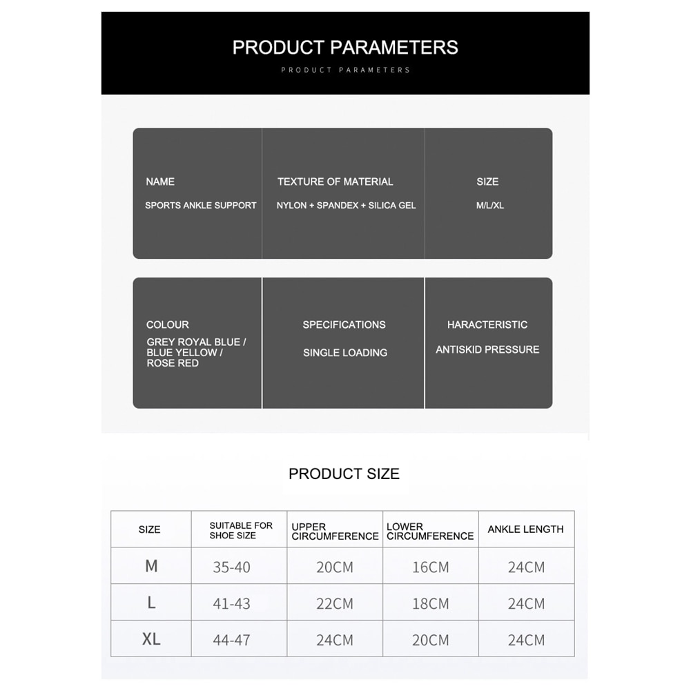 Foot Protection Injury Recovery for Hiking Sport Ankle Compression Sleeve Relieves Joint Pain Sock with Foot Arch Support