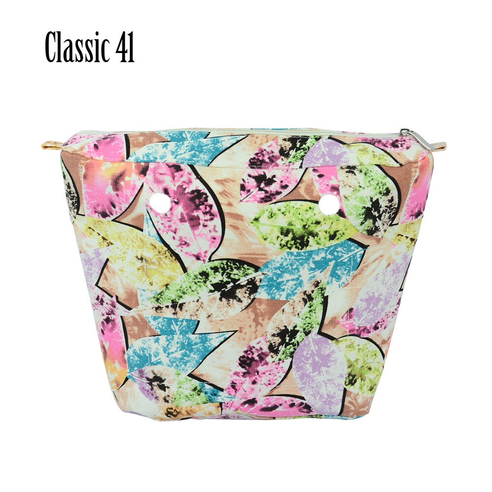 Tanqu Kleurrijke Waterdichte Binnenvoering Insert Ritsvak Voor Klassieke Obag Canvas Binnenzak Voor O Bag: classic 41
