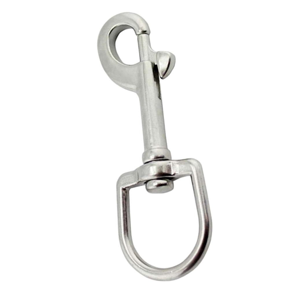 Unterwasser-tauch-einsteck-schnalle mit großem drehgelenk ,  - 316 edelstahlteile , 6.5cm ~ 10cm: 7.2cm