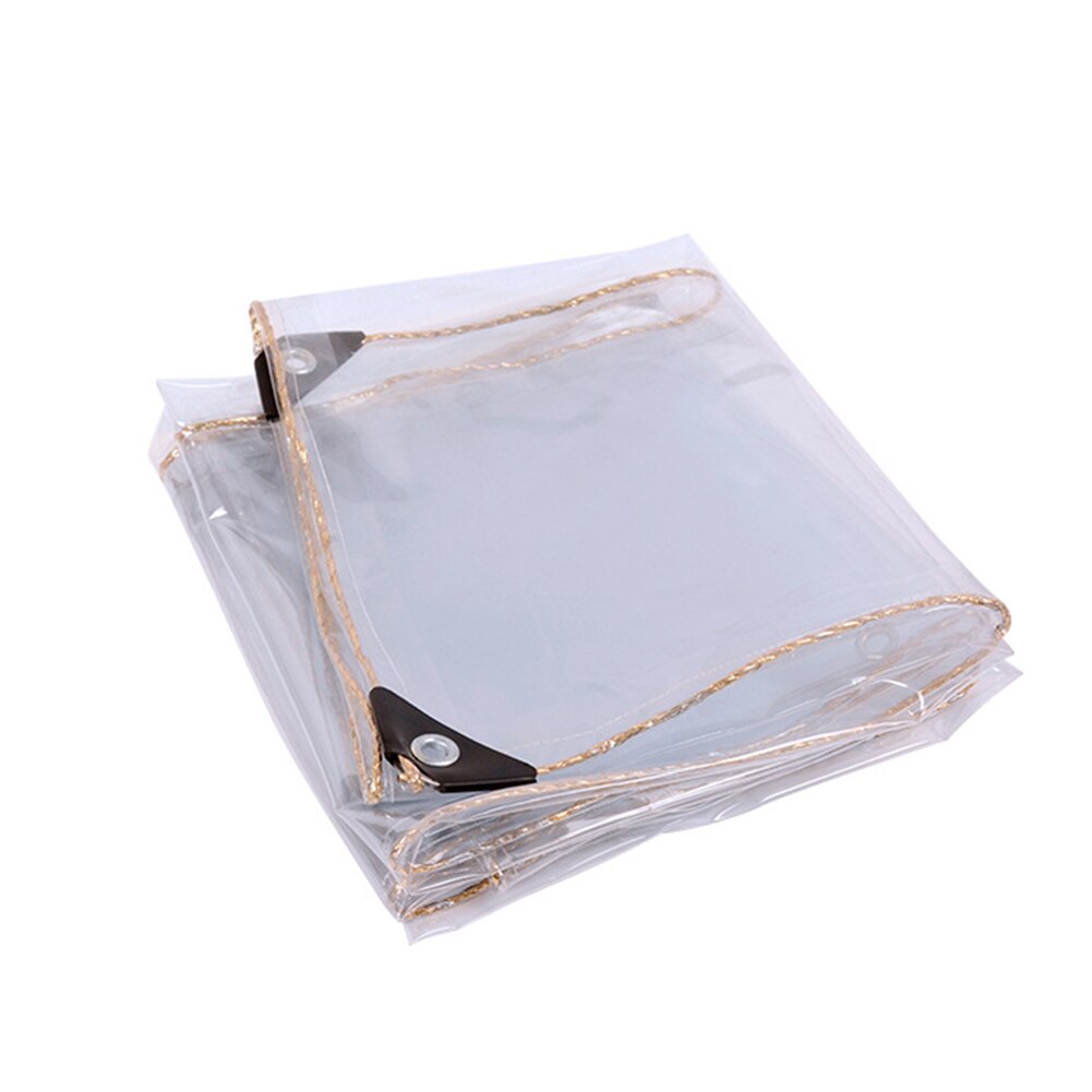 Tarvikkeet puutarhakasvi kokoontaitettava sadesuoja kasvihuone ulkopeite 0.4mm parveke vedenpitävä läpinäkyvä pvc anti-uv