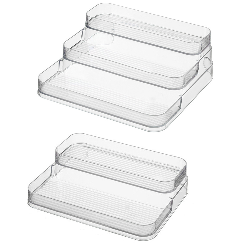 Stor skrivebords parfymehylle dårlig sminkeorganisator parfyme aromaterapi organizer hudpleieprodukt oppbevaringsstativ organizer: Lys gul