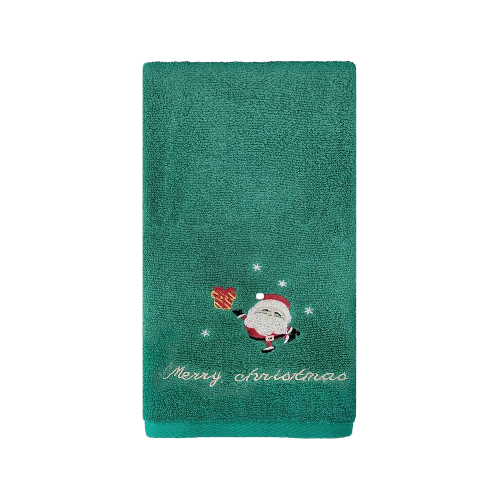 Asciugamani da cucina di natale asciugamani da cucina asciugamani da cucina super assorbenti albero di natale asciugamani per il viso di babbo natale regalo di natale carino: verde
