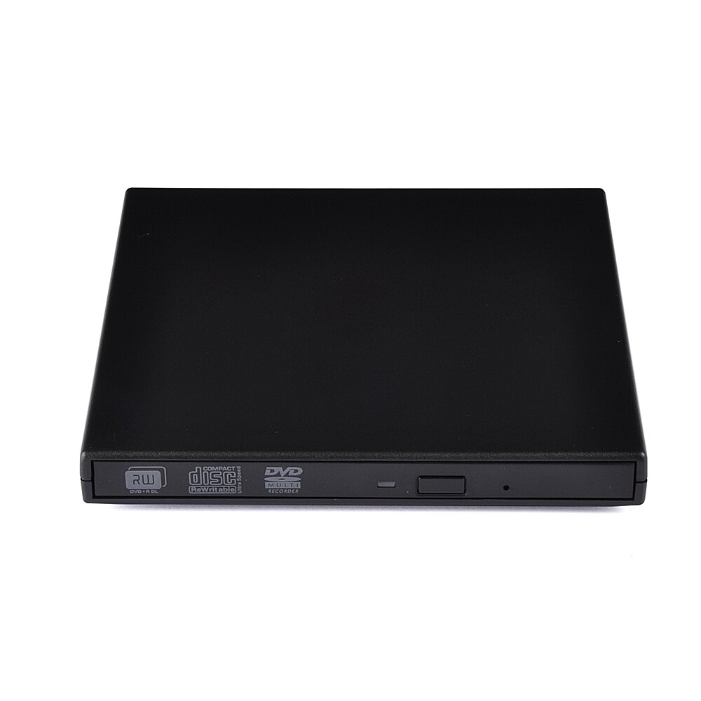 Deepfox Portable External USB 2.0 CD-RW/DVD-RW Burner Drive CD DVD ROM Writer For PC Mac Laptop Netbook