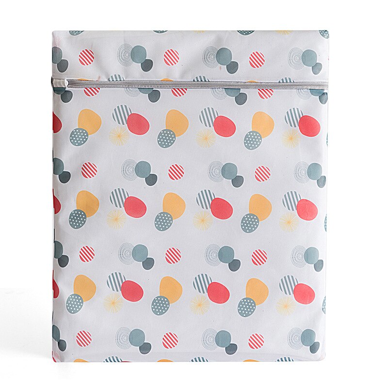 Sqinans mesh tvättpåsar för tvättmaskiner rese tvättpåse arrangör behå tvättpåse: 50 x 60cm