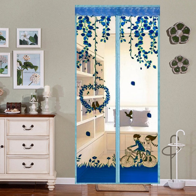 Hands-free Magnetic mosquito net door net Anti fly insect mosquito door screen Anti-Mosquito Magnetic curtain mesh for door
