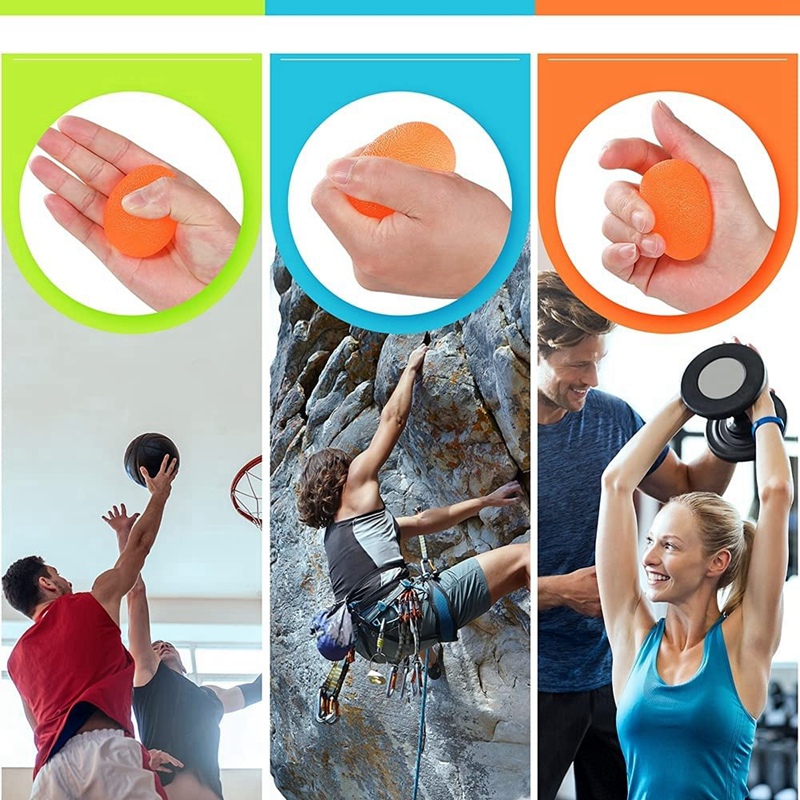 9Pcs Grip Strength Trainer Grip Ball Hand Exercises,Forearm Wrist Strengthener Thumb Workout Therapy Finger Exerciser