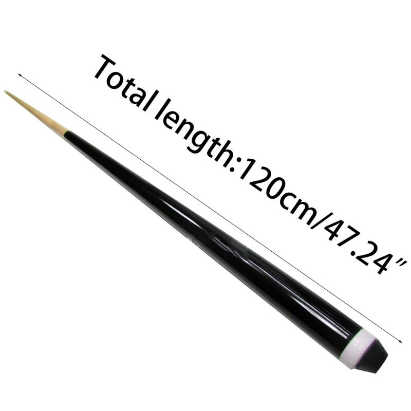 120Cm/47.24in Thuis Snooker Pool Cue Monteren 12Mm/0.47in Tip Kinderen Volwassen Biljart Oefenen Onderhoudend Gereedschap