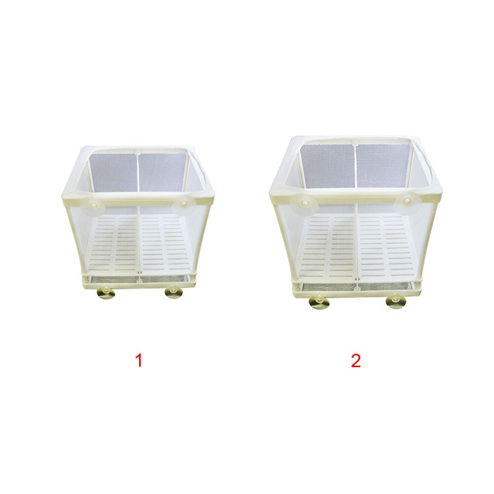 Akvarie akvarium guppy opdrætter baby yngel net fælde kasse rugeri
