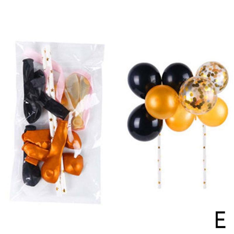 5 Inch Transparant Confetti Lovertjes Ballon Cloud Insert Tafel Card Decoratie Dessert Z1D3: E