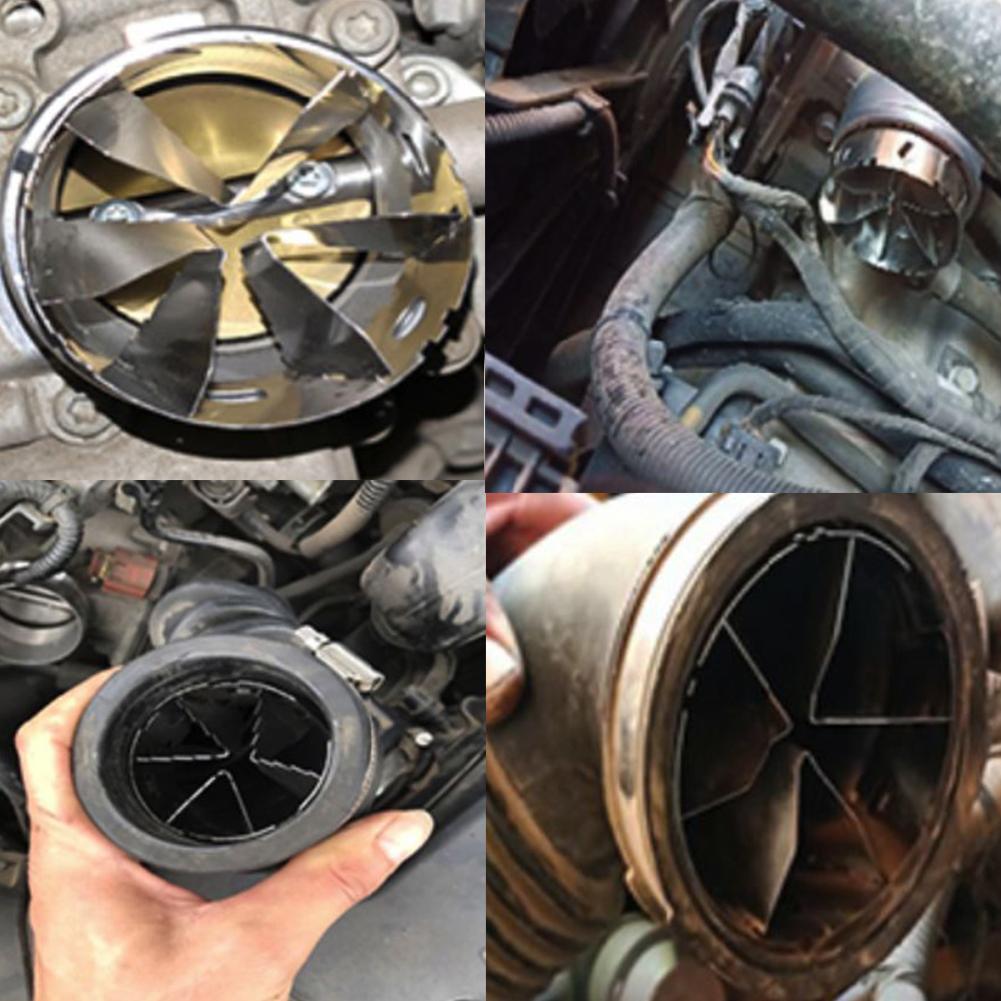 Car Turbocharger Adapter Air Intake Gas Fuel Saver Modified Fuel Intake Fan Turbine Fan Adaptor Saver Accelerator