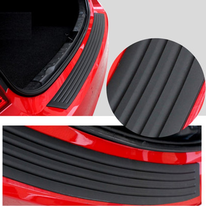 Kofferbak Instaplijsten Plaat Protector Achterbumper Guard Rubber Mouldings Pad Trim Cover Strip Auto Styling