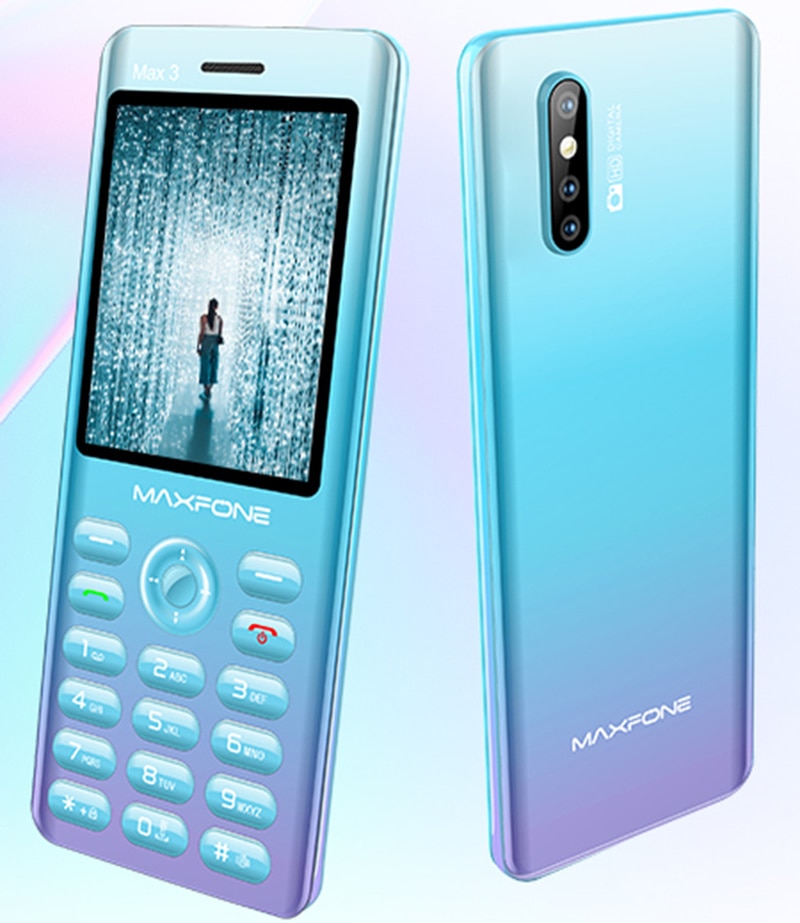 Maxfone Max 3 Mobiele Telefoon 2.4 "Dual Sim Magic Geluid Bluetooth Zaklamp MP3 Camera Bighorn Verblinden Goedkope Celular