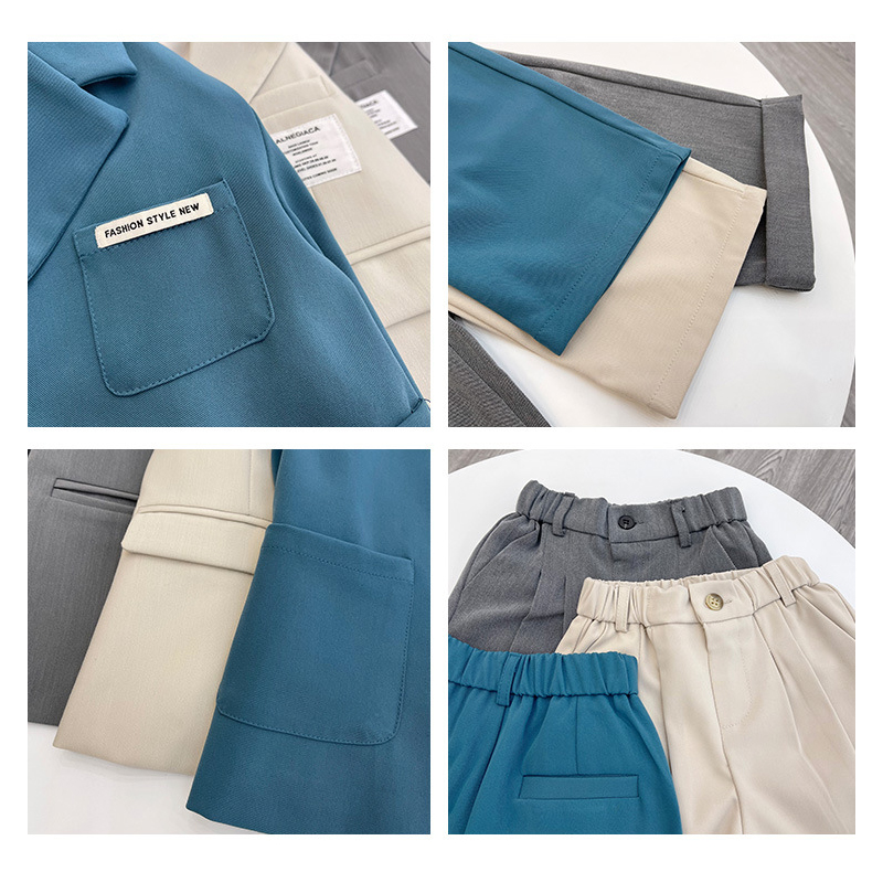 Chaqueta informal de colores pastel para niño, conjuntos de ropa para niño pequeño, trajes para niño pequeño, trajes bonitos para niño, trajes para niño 2022