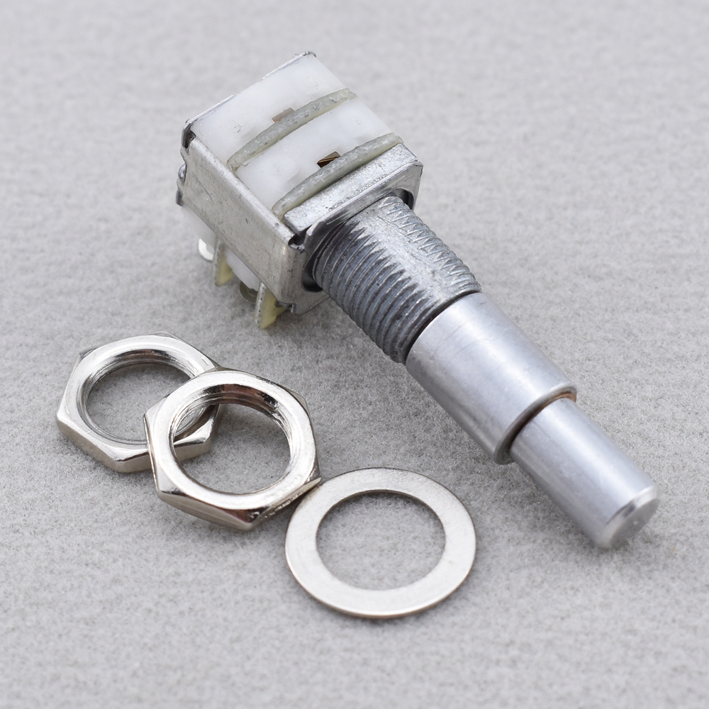 Potenziometro concentrico doppio impilato per chitarra basso da 1 pezzo (pentola) con accessori per chitarra con fermo centrale