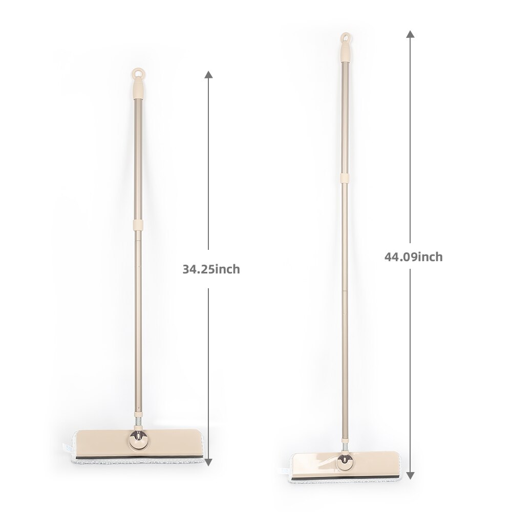 BOOMJOY 360 Degree Swivel Microfiber Window Clean Brush with Telescopic Handle for Cleaning Ceramic Tile Glass Casement