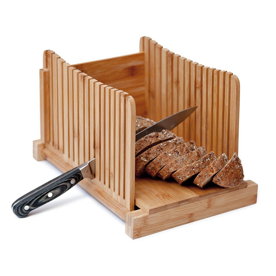 Bambus Brot Slicer Schneiden Führung Holz Brot Cut... Vicedeal