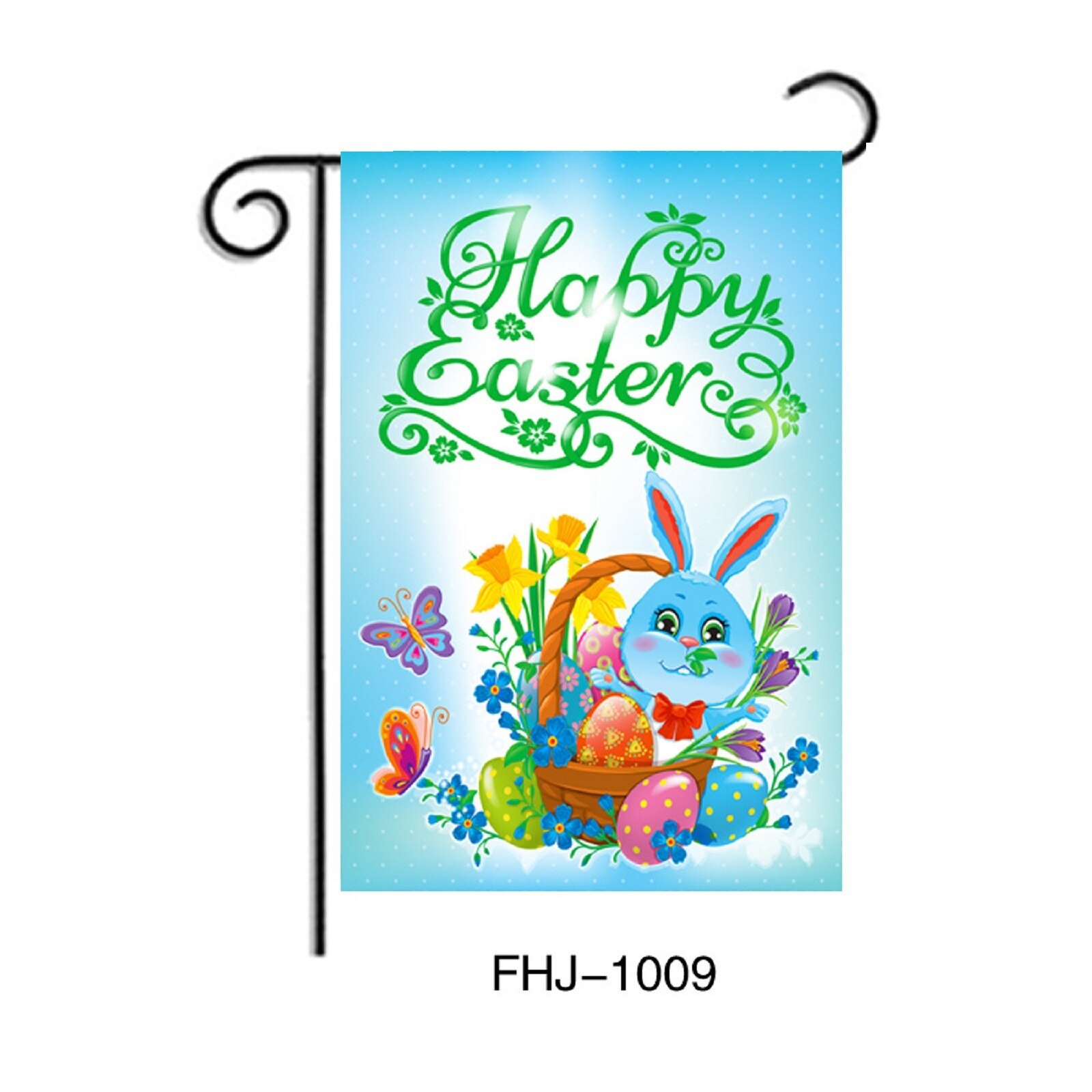 Garden Decoration Easter Banner Flag Happy Easter Decoration Banner Home Decoration Outdoor House Flag Accessories: I