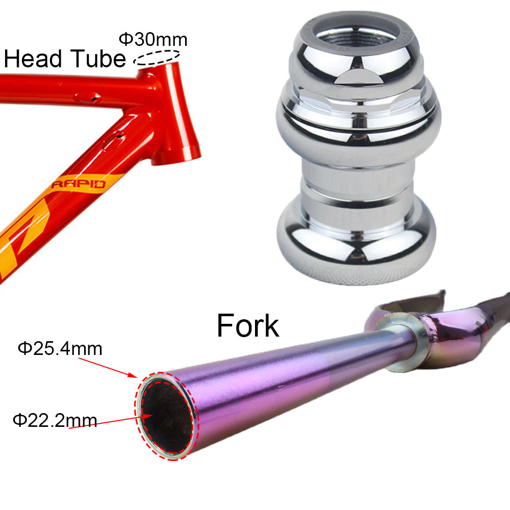 Zestaw słuchawkowy robić roweru biegowego dla dzieci Uszczelnione łożysko Zestaw słuchawkowy robić roweru biegowego 22,2 * 30 mm ze stopu aluminium robić roweru balansowego dla dzieci wędrowiec