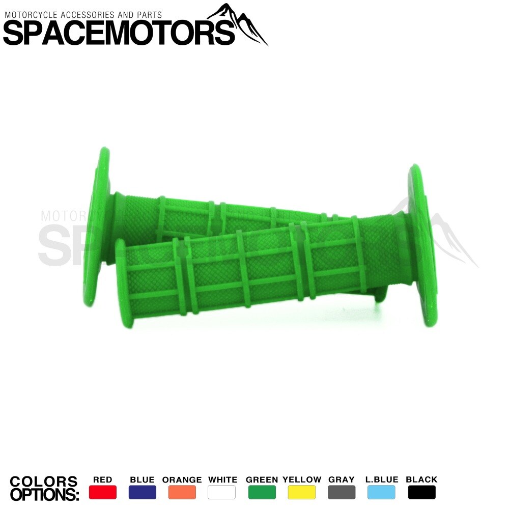 Green ruber grips for motorcycle handlear fit for motocross enduro supermoto pitbike dirt pit bike KX KL KLX KLZ 125 150 300 350
