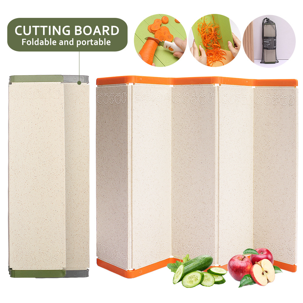 Cutting Board Outdoor Portable Foldable Cutting Board Travel Picnic Cut Vegetables and Fruits Double-sided Cutting Board