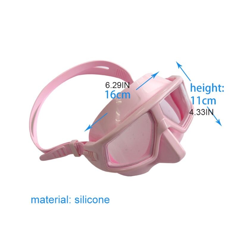 Lunettes de plongée en apnée, ajustable, Anti-buée, étanche