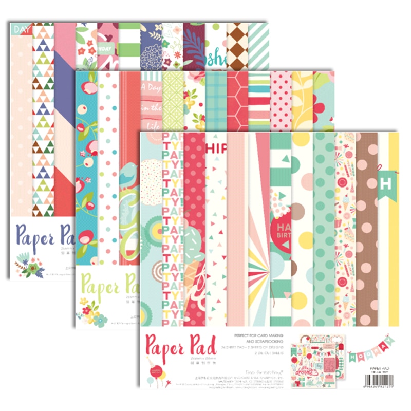 Eno Groet Bloemen Scrapbooking Papier Set 10 Inch Diy Scrapbooking Ambachtelijke Papier Pad Origami Kaartmaken Levert