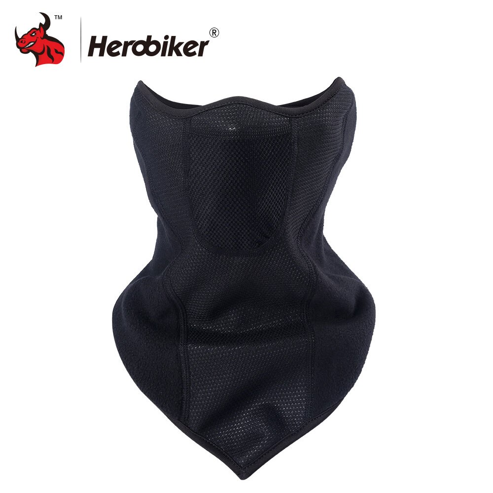 Herobiker Zomer Motorfiets Masker Motorfiets Winddicht Stofmasker Motorfiets Winter Proof Anti Fog Half Gezichtsmasker Moto Bivakmutsen