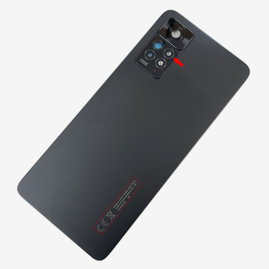 A+++ for xiaomi redmi note 11 pro 4g / 5g batteri bakdeksel glass redmi note 11e pro bakdør erstatningsdeksel lim: Oransje