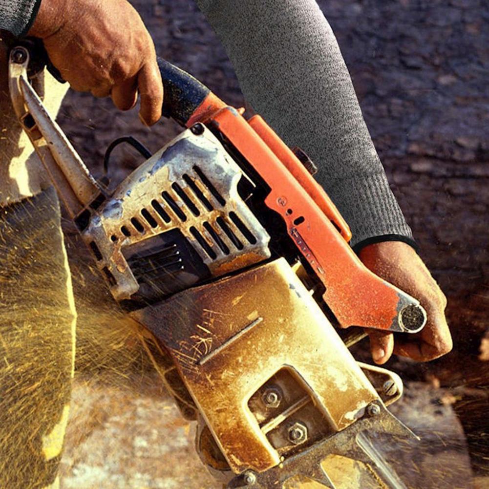 1Pc Outdoor Level 5 Arm Protector Anti-cut Sleeve Anti-Puncture Safety Arm Guard Straight Style Arm Protection Cover for Camping