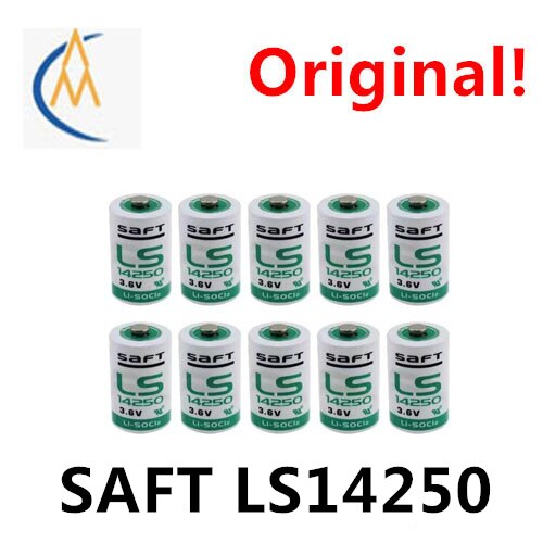 10 Stck LSG Elektrische Meter Wasser Meter Batterie LS14250 ER14250 ER1/2 AA 3,6 V Lithium-Batterie für SAFT primäbetreffend batterie LANGE Lebensdauer