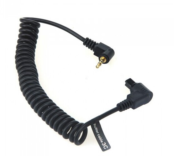 2.5mm 3C Remote Switch Shutter Release Cable For Canon 6D 7D 50D 40D 30D 5D 20D 10D 5D Mark II III Camera