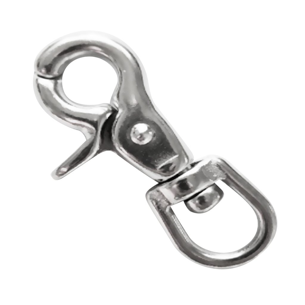 65mm Stainless Steel Round Eye Swivel Trigger Clasp Snap Hook Dog Chain Clip