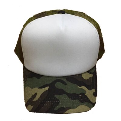 12 stks/partij Leeg Sublimatie Cap Hoed Voor Sublimatie INKT Print DIY Warmte Druk Printing Transfer: Camouflage
