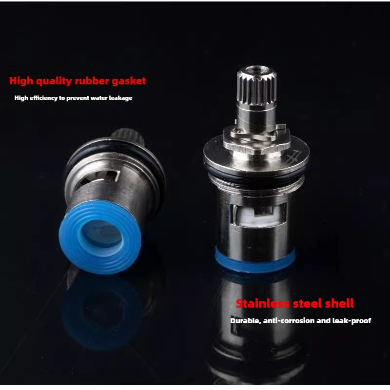 304 Stainless Steel Bath Kitchen Faucet Cartridge Replacement Part Ceramic Valve Stem Water Tap Cold Water