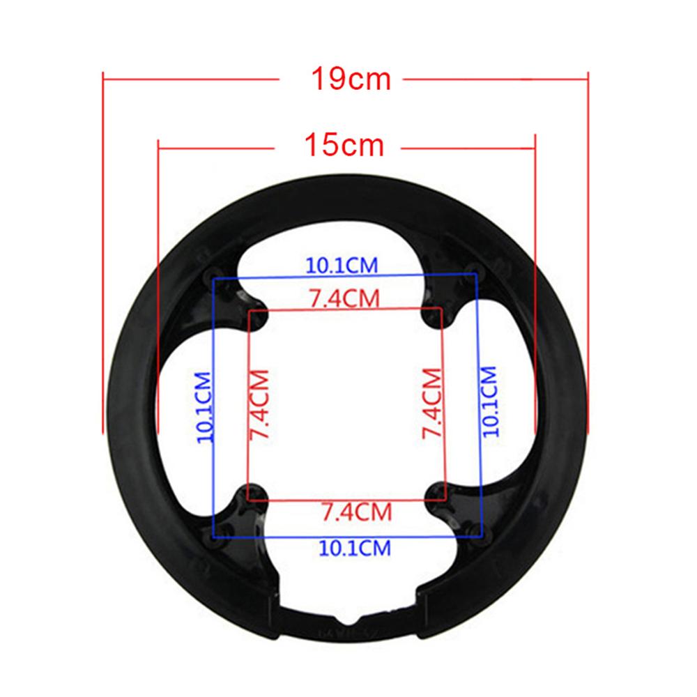 MTB Road Bicycle Sprocket Protection Crankset Crank Guard Protector Bike Chain Wheel Ring Protective Cover Cycling Accessories: Light Grey